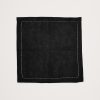 Ladder Stitch Linen Pocket Square