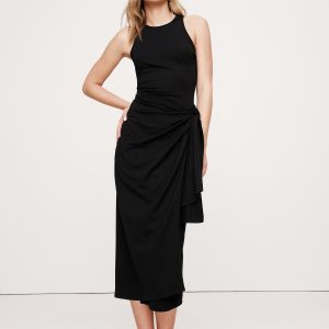 Knit Wrap Dress