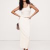 Crinkle-Knit Maxi Skirt