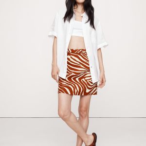 Linen Mini Skirt